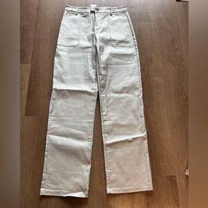 Windsor Silver Metallic Pants large